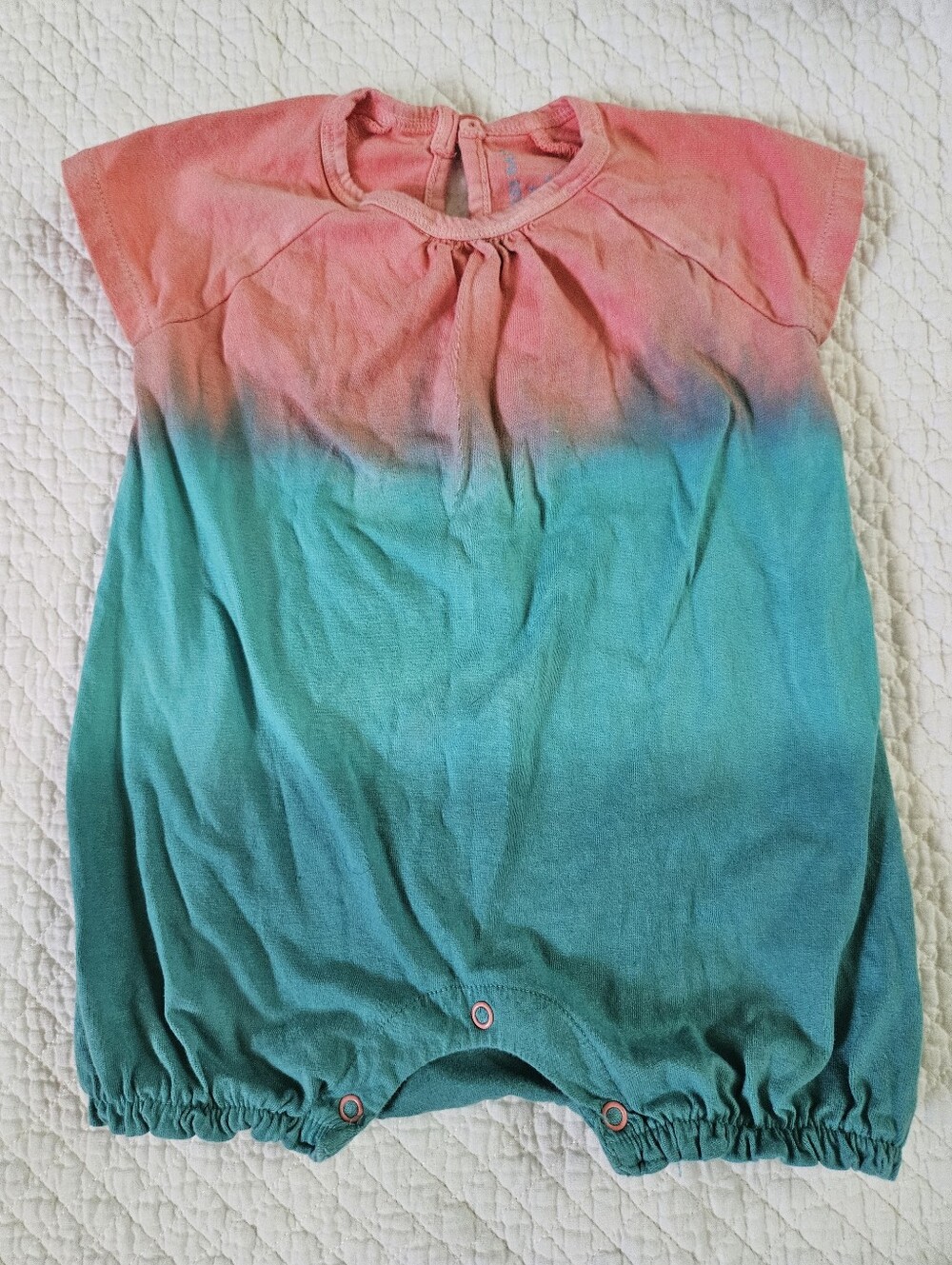 Burts Bees Organic Cotton Romper 6-9mo.